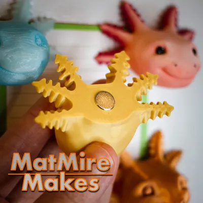 Axolotl Fridge Magnet