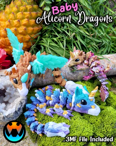 Baby Alicorn Dragon