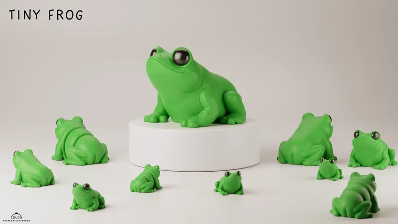 Baby Frog Sculpture