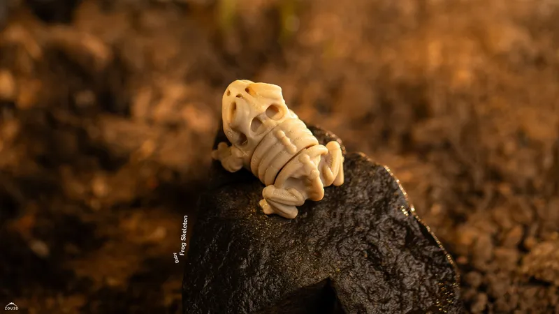 Baby Frog Skeleton