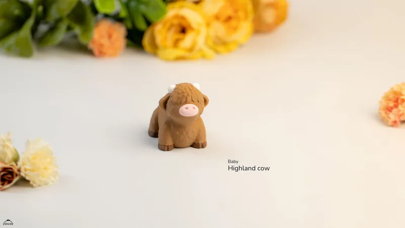 Baby Highland Cow