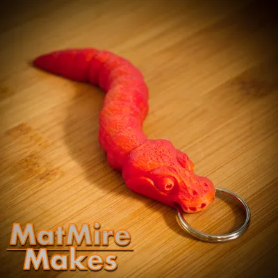 Ball Python Baby Keychain & Magnet