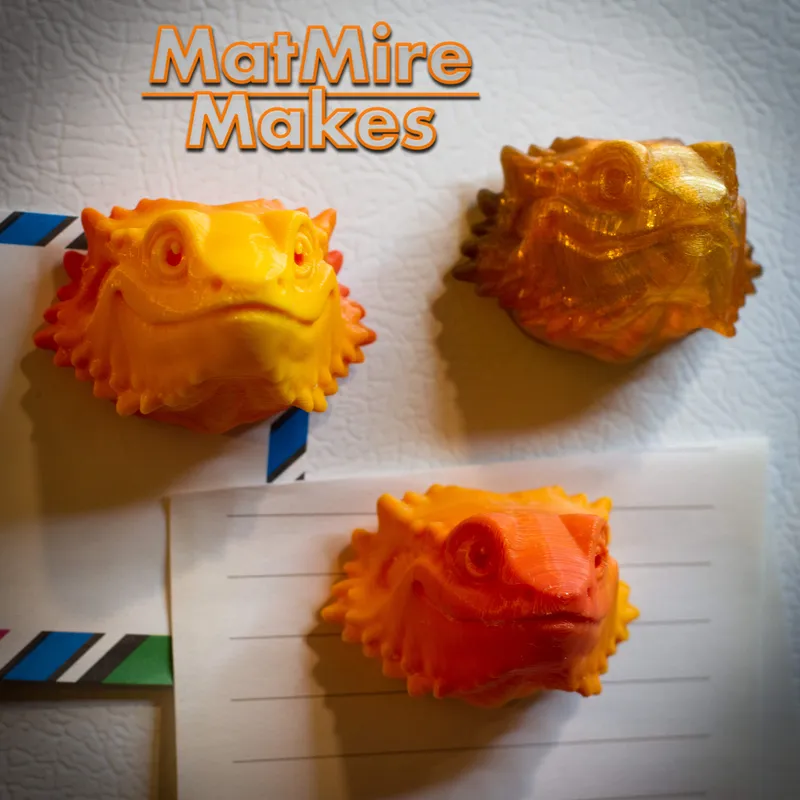 Bearded Dragon Fridge Magnet