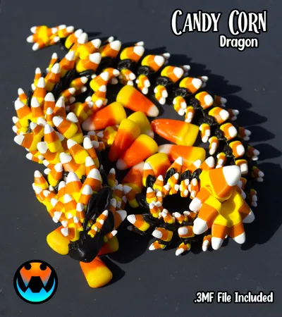 Candy Corn Dragon
