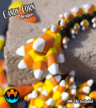 Candy Corn Dragon