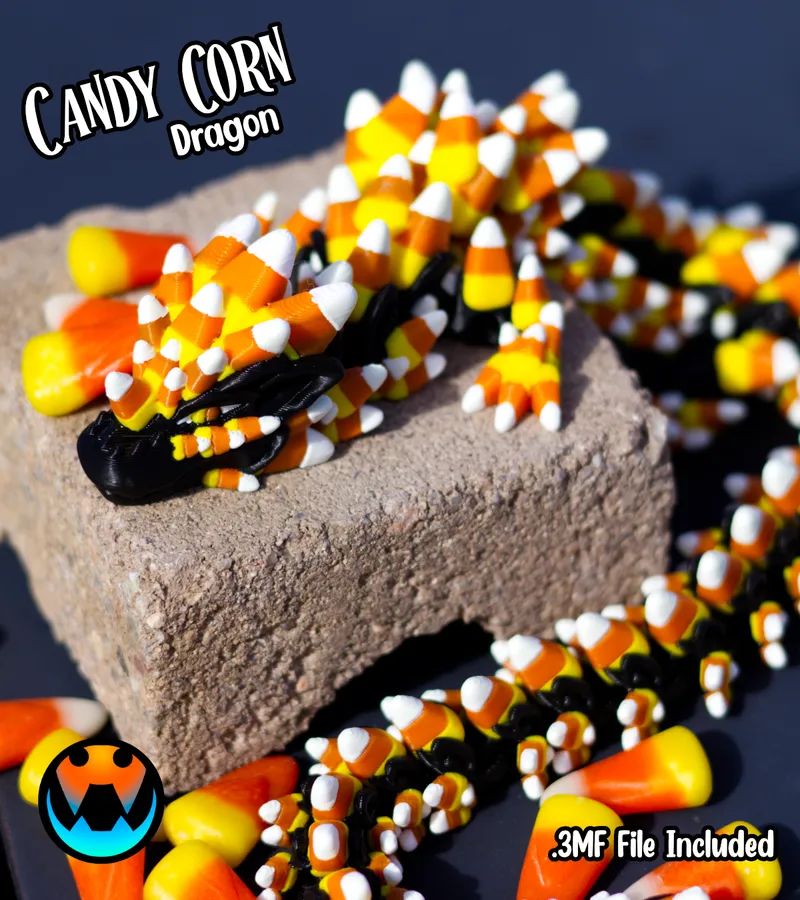 Candy Corn Dragon