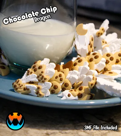 Chocolate Chip Cookie Dragon