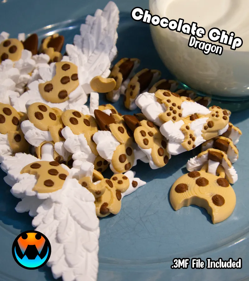 Chocolate Chip Cookie Dragon
