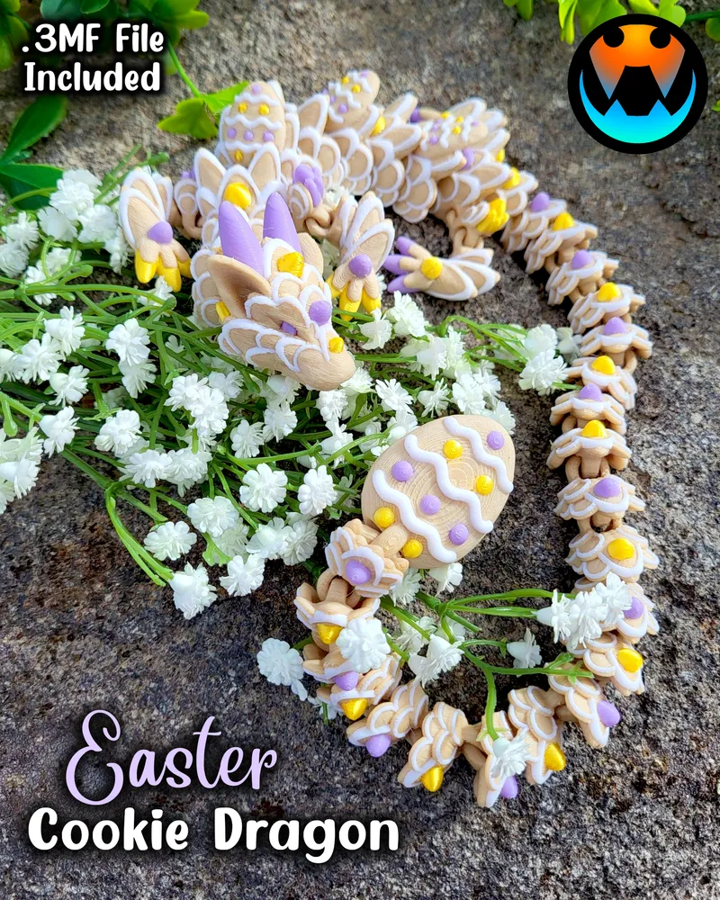 Easter Cookie Dragon