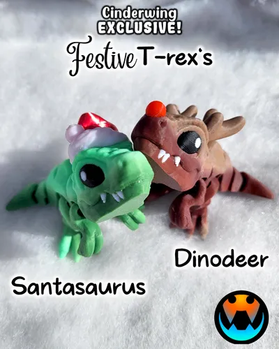 Festive Tiny T-Rex
