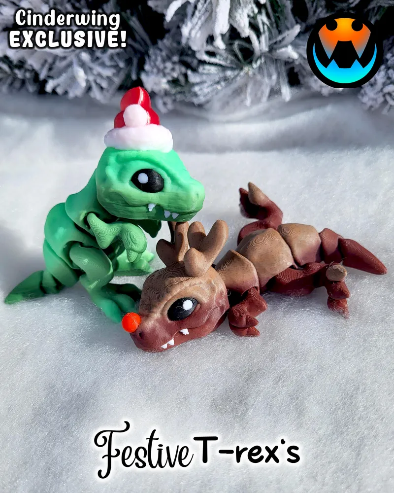 Festive Tiny T-Rex