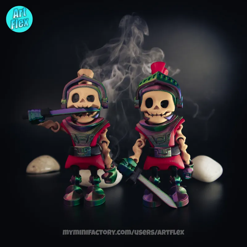 Flexi Knight Skeleton