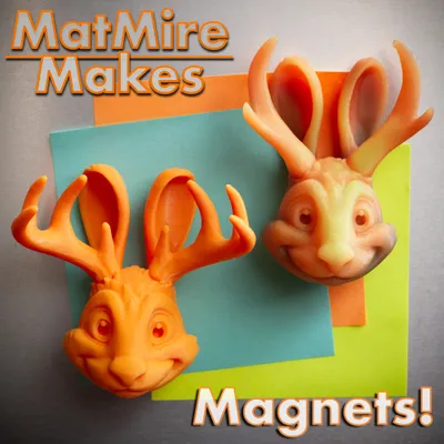 Jackalope Fridge Magnet