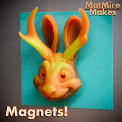 Jackalope Fridge Magnet