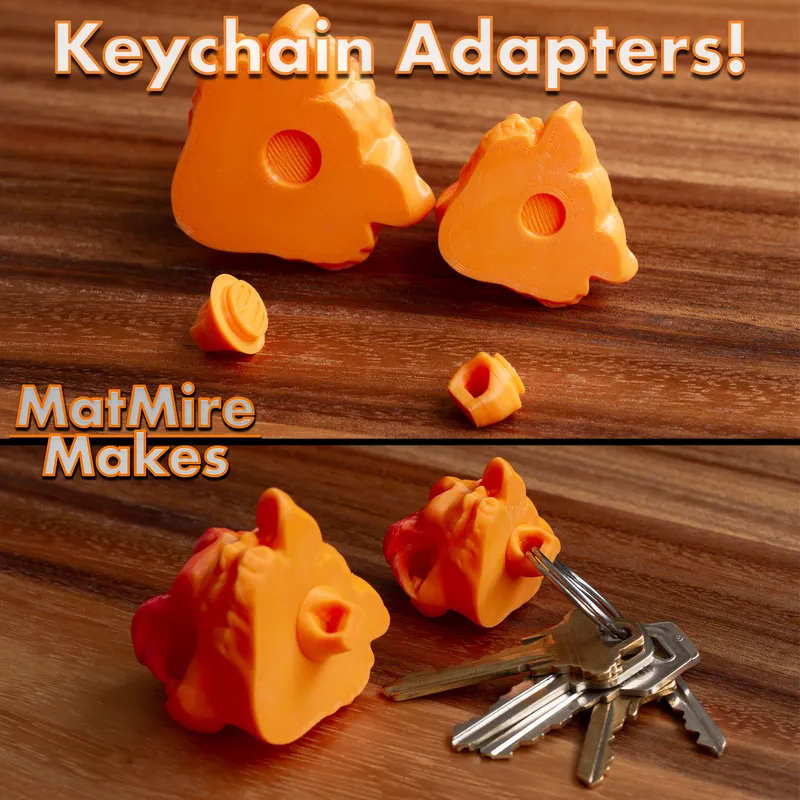 Keychain Adapters! (convert magnets to keychains!)