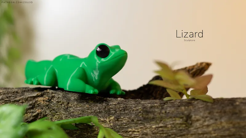 Lizard Sculpture