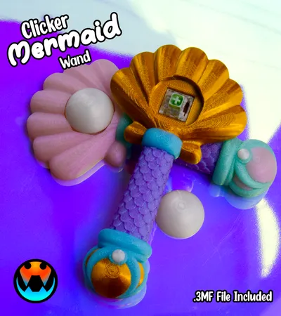 Mermaid Clicker Wand