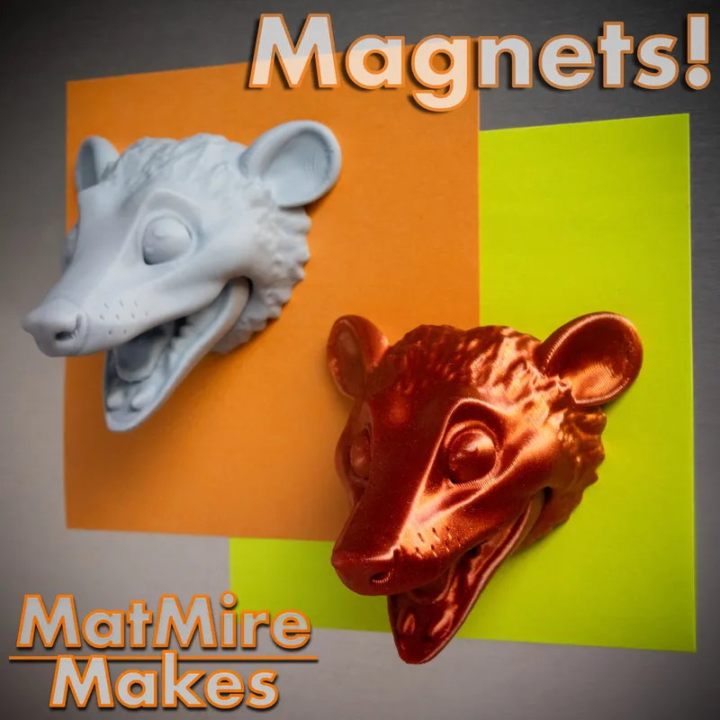 Opossum Fridge Magnet