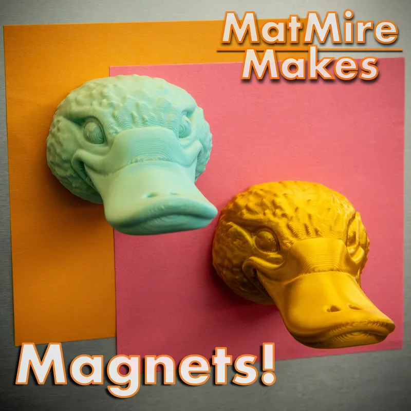 Platypus Fridge Magnet