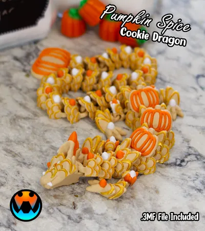 Pumpkin Spice Cookie Dragon