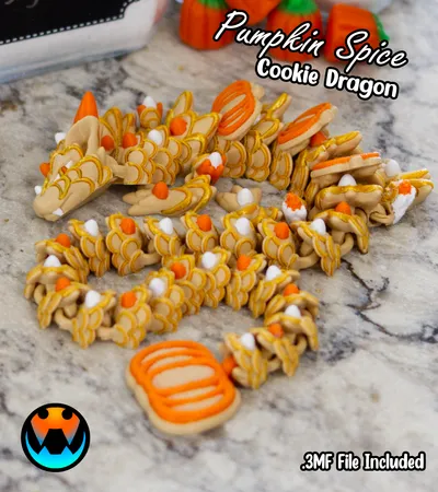 Pumpkin Spice Cookie Dragon