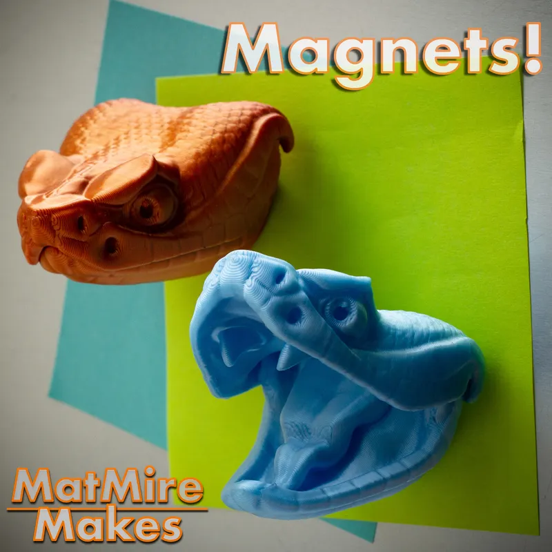 Rattlesnake Fridge Magnet