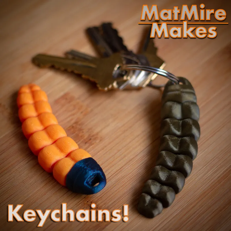 Rattlesnake Rattle Keychain