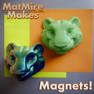 Tiger Fridge Magnet & Keychain