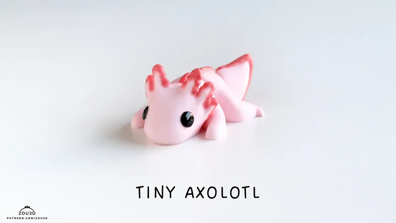 Tiny Baby Axolotl