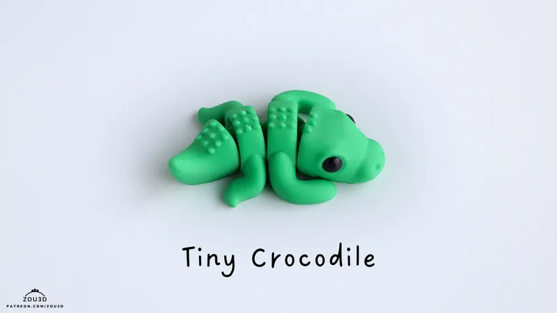 Tiny Baby Crocodile
