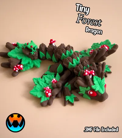 Tiny Forest Dragon and Wyvern