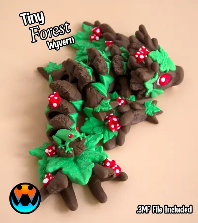 Tiny Forest Dragon and Wyvern