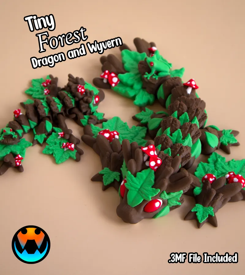 Tiny Forest Dragon and Wyvern