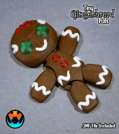 Tiny Gingerbread Pals