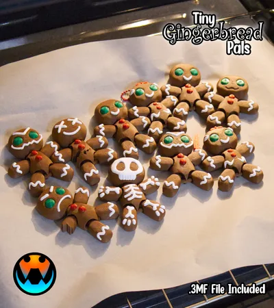 Tiny Gingerbread Pals