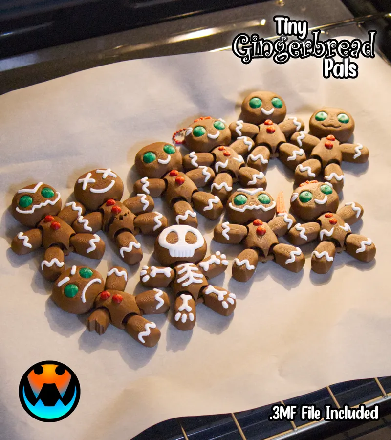 Tiny Gingerbread Pals