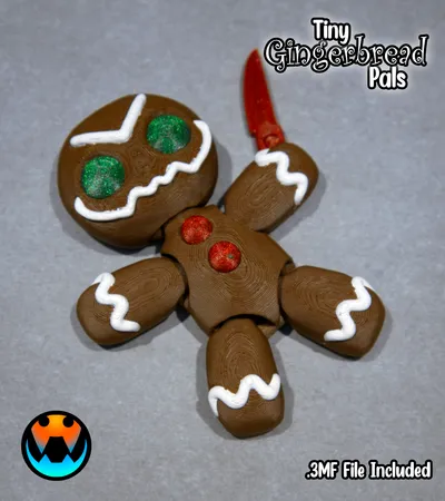 Tiny Gingerbread Pals