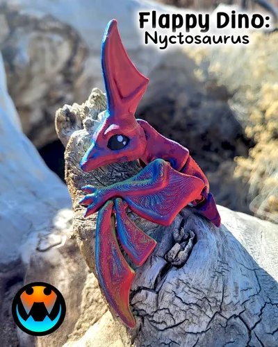 Tiny Pterodactyl and Nyctosaurus