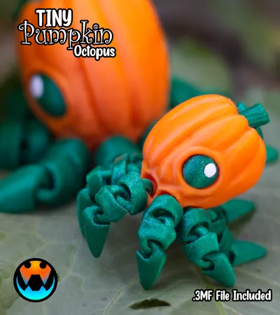 Tiny Pumpkin Octopus