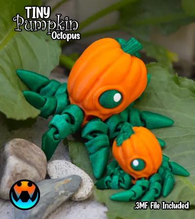 Tiny Pumpkin Octopus