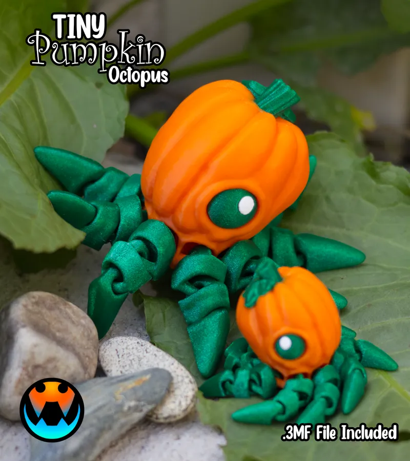 Tiny Pumpkin Octopus