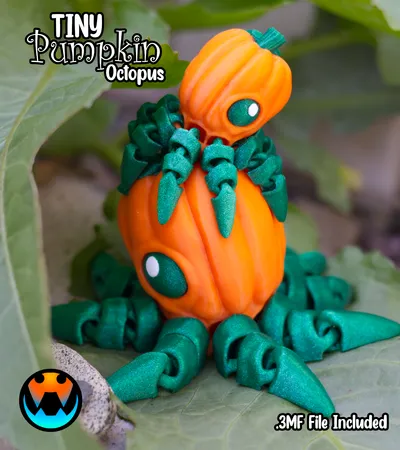 Tiny Pumpkin Octopus