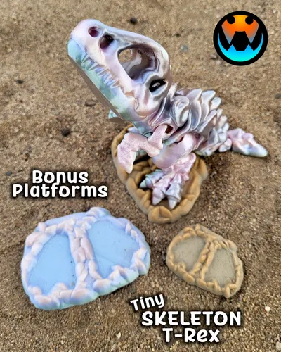 Tiny Skeleton T-Rex