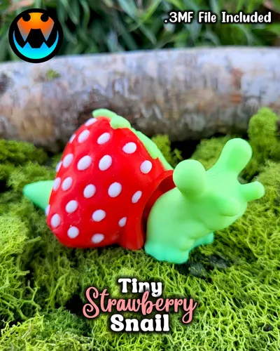 Tiny Strawberry Snail