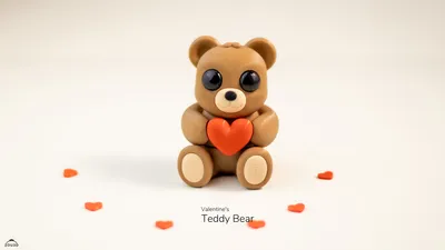 Tiny Valentines Teddy Bear