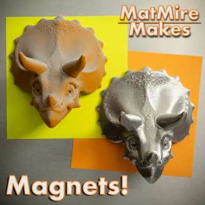 Triceratops Fridge Magnets