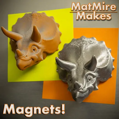 Triceratops Fridge Magnets