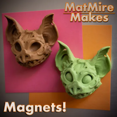 ZomBat Fridge Magnets